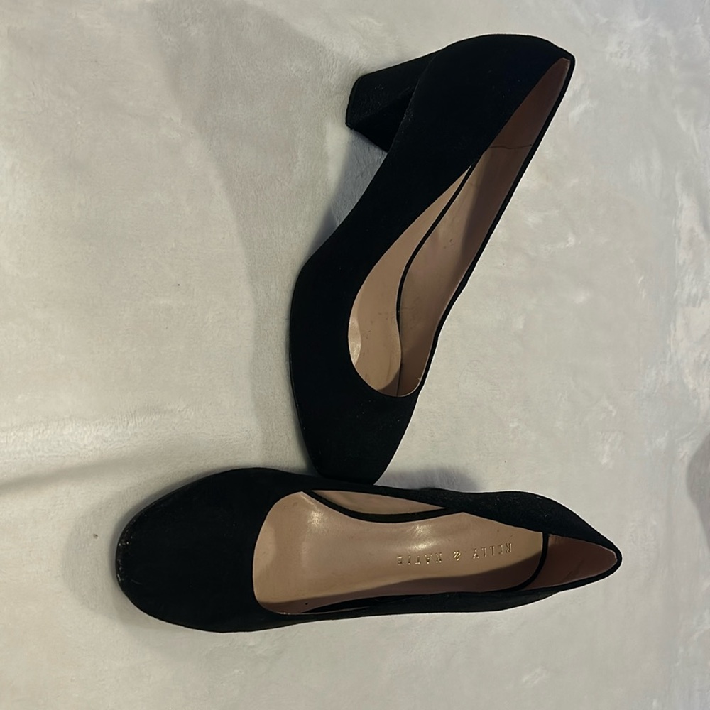 Black Kelly and Katie 2 1/2 inch heels 7